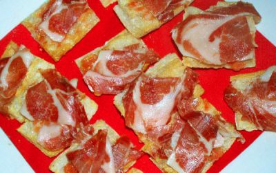 Pan con tomate y jamón