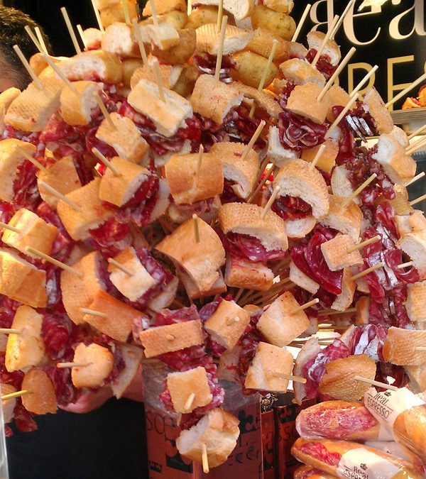 Receta: bocadillos de chorizo y salchichón pata negra de bellota